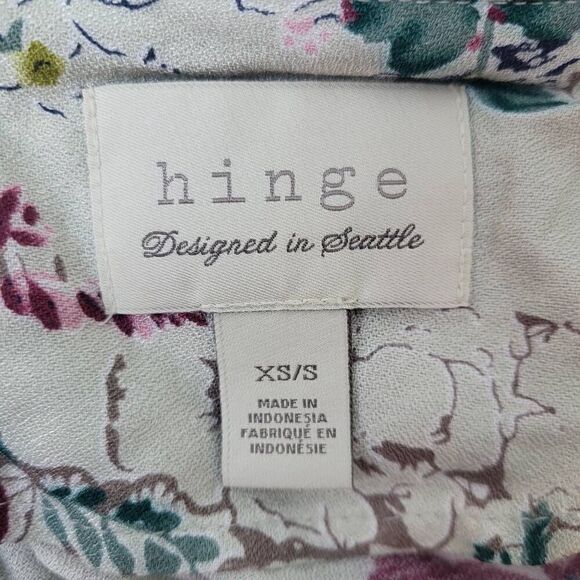 Brand New Hinge Nordstrom Womens Size XS/S Floral Longline Open Front Cardigan - Picture 5 of 6